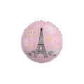 Palloncino Oui Oui Paris standard shape 18" (45cm) in mylar, 1pz.