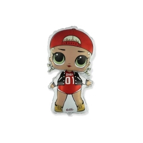 Palloncino Lol Mc Swag super shape 33" (83cm) in mylar, 1pz.