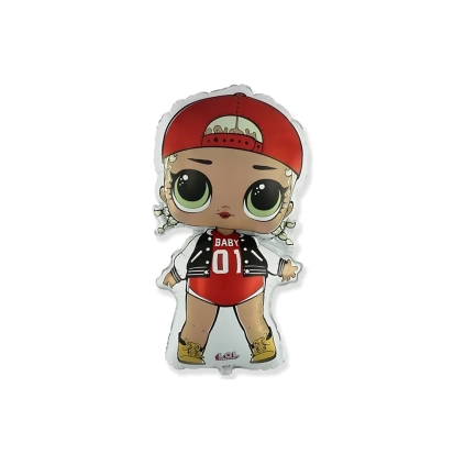 Palloncino Lol Mc Swag super shape 33" (83cm) in mylar, 1pz.