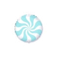 Palloncino Caramella Celeste Baby standard shape 18" (45cm) in mylar, 1pz.