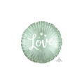 Palloncino Love Esplosivo Satinato standard shape 18" (45cm) in mylar, 1pz.