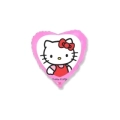 Palloncino Hello Kitty cuore standard shape 18" (45cm) in mylar, 1pz.