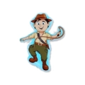 Palloncino Timoteo super shape 39" (99cm) in mylar, 1pz.