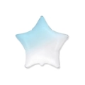 Palloncino Stella Blu Baby Sfumato super shape 32" (81cm) in mylar, 1pz.