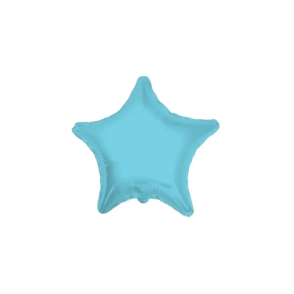 Palloncino Stella Celeste Baby standard shape 18" (45cm) in mylar, 1pz.