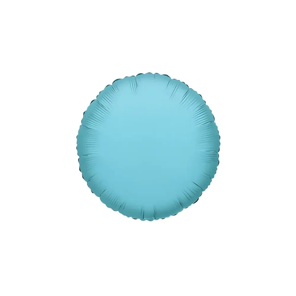 Palloncino Tondo Celeste Baby standard shape 18" (45cm) in mylar, 1pz.