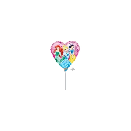 Palloncini Giardino delle Principesse mini shape 9" (22cm) in mylar, 5pz.