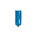 Palloncino Lettera I Blu mini shape 14" (35cm) in mylar, 1pz.