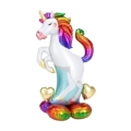 Palloncino Unicorno airloonz 55" (139cm) in mylar, 1pz.