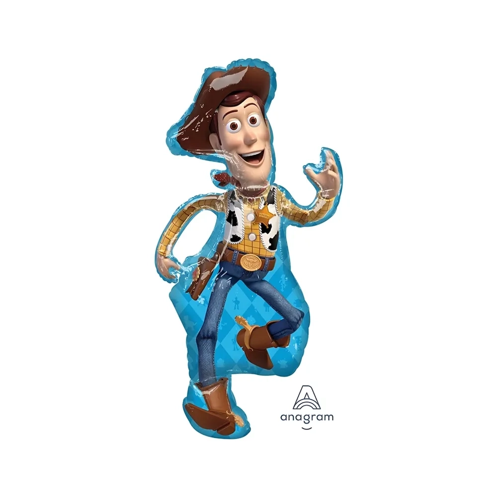 Palloncino Woody Toy Story 4 mega shape 44" (111cm) in mylar, 1pz.