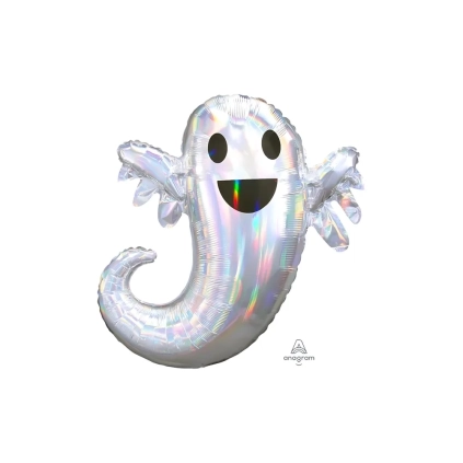 Palloncino Fantasma Iridescente super shape 28" (71cm) in mylar, 1pz.