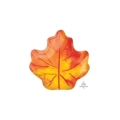 Palloncino Foglia d'Acero Autunnale standard shape 21" (53cm) in mylar, 1pz.