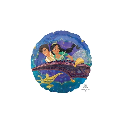 Palloncino Aladin standard shape 18" (45cm) in mylar, 1pz.