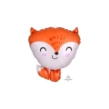 Palloncino Volpe standard shape 18" (45cm) in mylar, 1pz.
