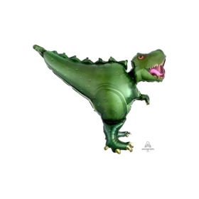 Palloncino T-Rex super shape 36" (91cm) in mylar, 1pz.