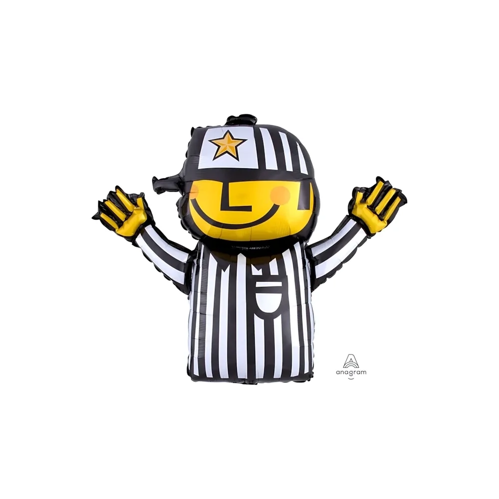 Palloncino Arbitro super shape 32" (81cm) in mylar, 1pz.