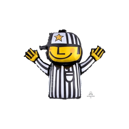 Palloncino Arbitro super shape 32" (81cm) in mylar, 1pz.