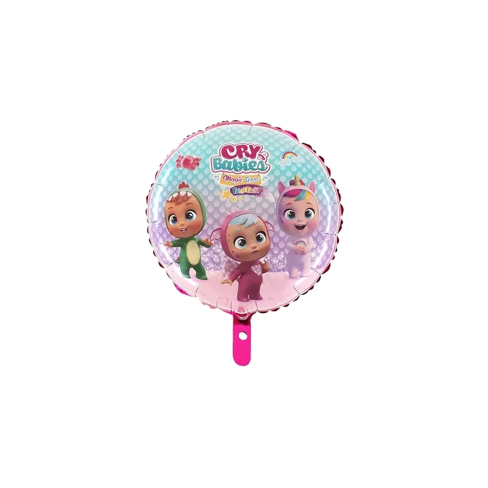 Palloncino Cry Babies standard shape 18" (45cm) in mylar, 1pz.