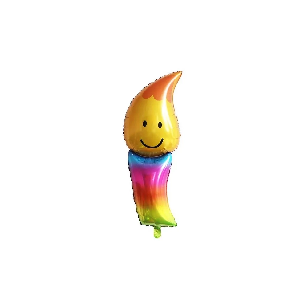 Palloncino Candela colorata super shape 24" (60cm) in mylar, 1pz.