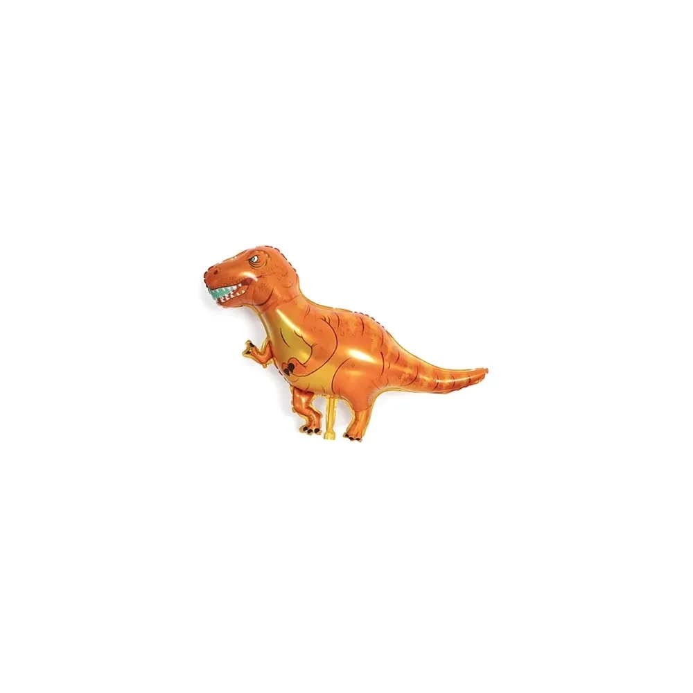 Palloncini Tirannosauro T-Rex mini shape 11" (27cm) in mylar, 5pz.