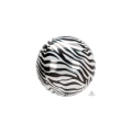 Palloncino sferico Zebrato orbz 16" (40cm) in mylar, 1pz.