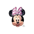 Palloncino testa di Minnie Forever super shape 26" (66cm) in mylar, 1pz.