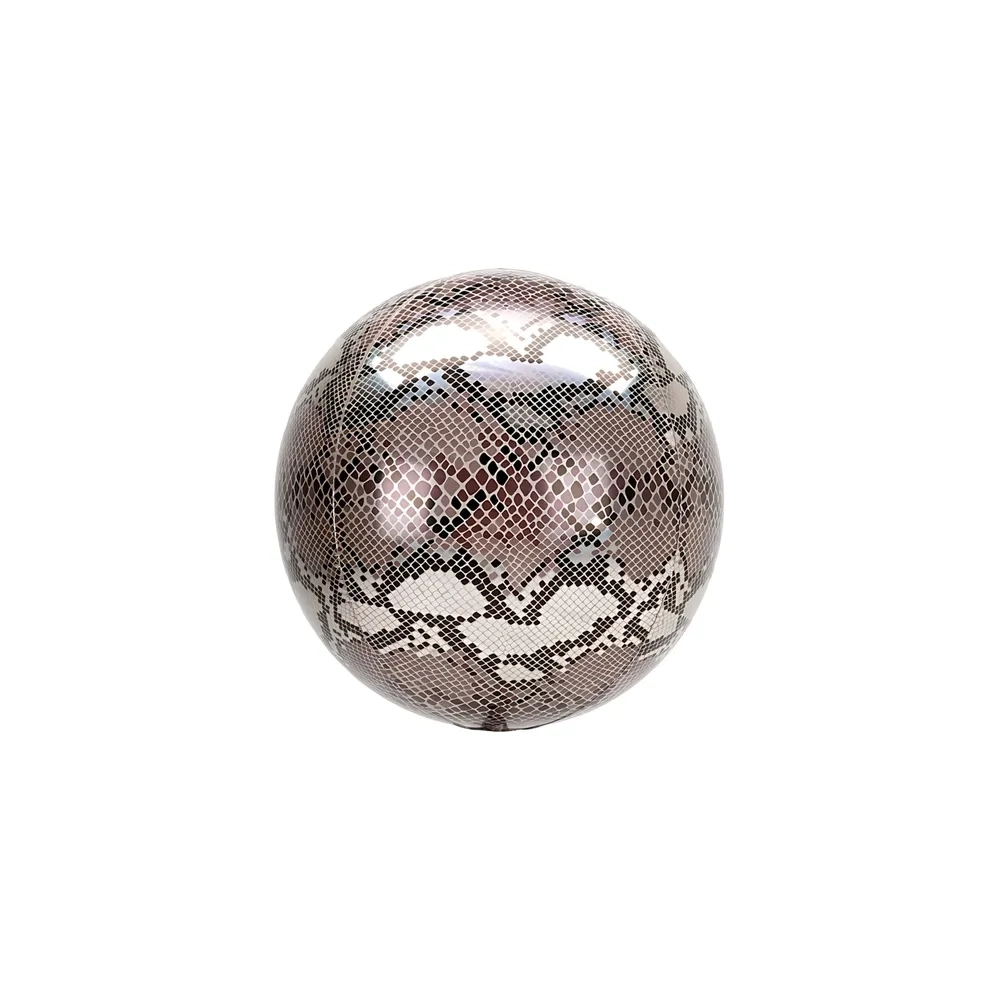 Palloncino Sferico Pitonato orbz 16" (40cm) in mylar, 1pz.
