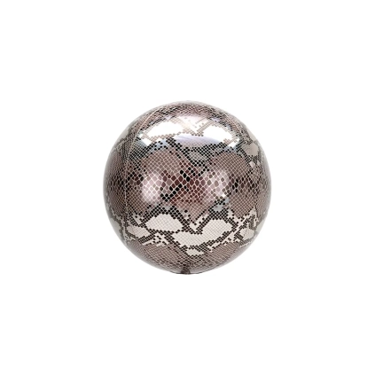 Palloncino Sferico Pitonato orbz 16" (40cm) in mylar, 1pz.