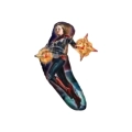Palloncino Captain Marvel super shape 37" (93cm) in mylar, 1pz.
