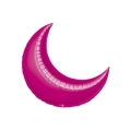 Palloncino Luna fucsia super shape 36" (91cm) in mylar, 1pz.