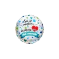 Palloncino Olografico Sei il Miglior Nonno del Mondo standard shape 18" (45cm) in mylar, 1pz.