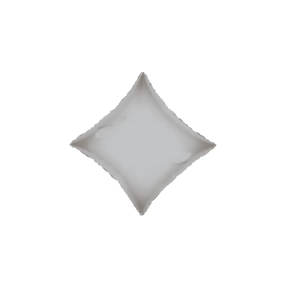 Palloncino Diamante Argento standard shape 18" (45cm) in mylar, 1pz.