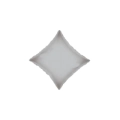 Palloncino Diamante Argento standard shape 18" (45cm) in mylar, 1pz.
