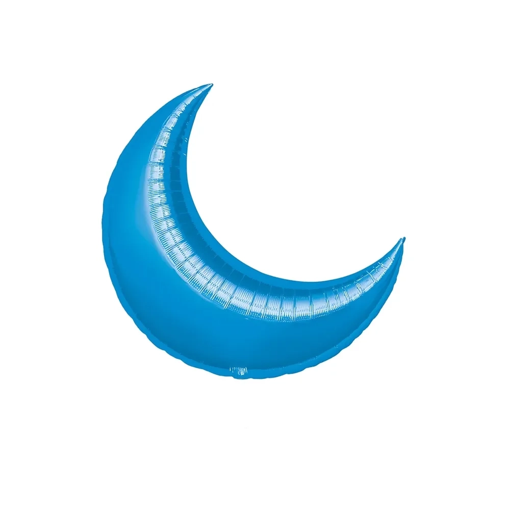 Palloncino Luna Blu super shape 36" (91cm) in mylar, 1pz.
