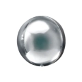 Palloncino Sfera Argento super shape 32" (81cm) in mylar, 1pz.