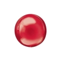 Palloncino Sfera Rossa standard shape 22" (55cm) in mylar, 1pz.