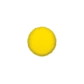 Palloncini Tondo Giallo mini shape 9" (22cm) in mylar, 5pz.