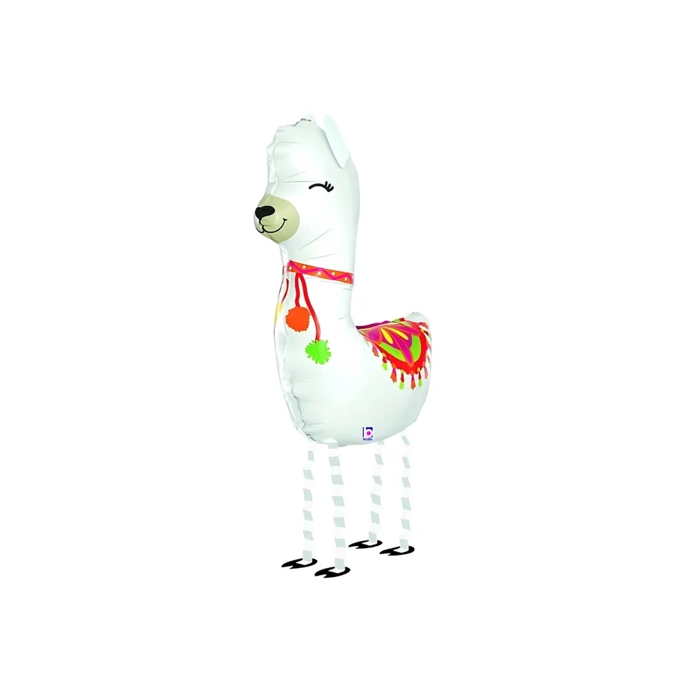Palloncino Balloon Friends Lama super shape 37" (93cm) in mylar, 1pz.