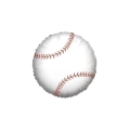 Palloncino Palla da Baseball standard shape 18" (45cm) in mylar, 1pz.