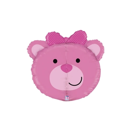 Palloncino Baby Girl Orso super shape 27" (68cm) in mylar, 1pz.