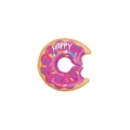 Palloncini Donut Happy Birthday mini shape 12" (30cm) in mylar, 5pz.