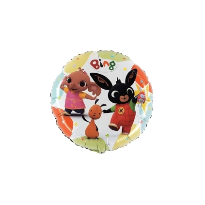 Palloncino Bing standard shape 18" (45cm) in mylar, 1pz.