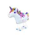 Palloncino Unicorno Pet walker airwalker 34" (86cm) in mylar, 1pz.