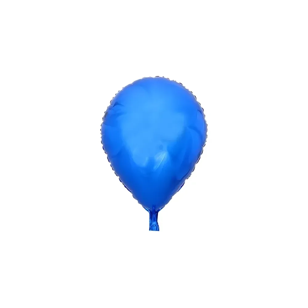 Palloncino Goccia Blu standard shape 19" (48cm) in mylar, 1pz.