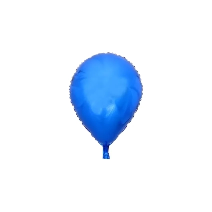 Palloncino Goccia Blu standard shape 19" (48cm) in mylar, 1pz.