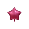 Palloncino Stella Fuxia Satinato standard shape 19" (48cm) in mylar, 1pz.