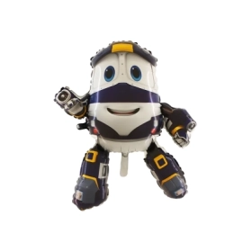 Palloncino Robot Train super shape 35" (88cm) in mylar, 1pz.