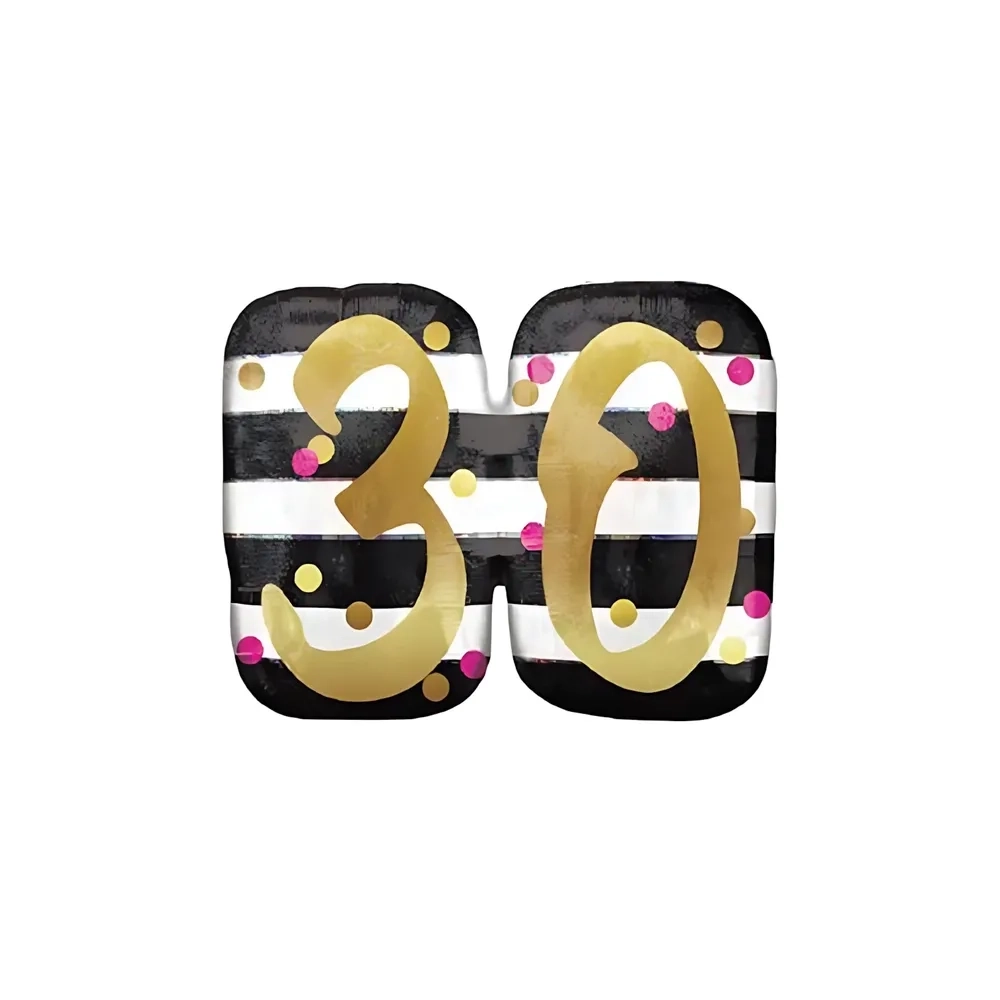 Palloncino 30 Pink & Gold super shape 25" (63cm) in mylar, 1pz.