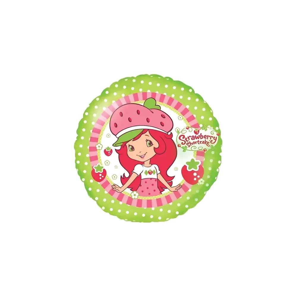Palloncino Strawberry standard shape 18" (45cm) in mylar, 1pz.