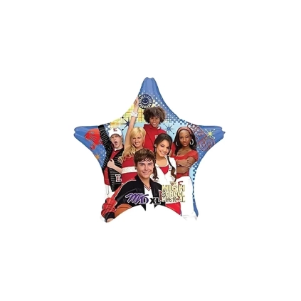 Palloncino High School Musical Stella standard shape 18" (45cm) in mylar, 1pz.